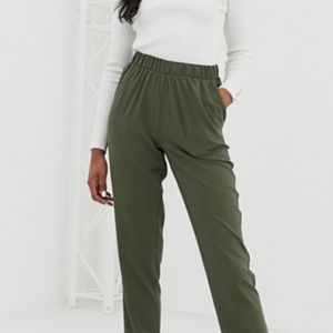 Noisy May Tall textured straight leg trouser